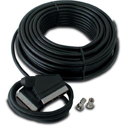 KIT METRONIC 439002 ( Preto - Kit composto por: - Cabo coaxial: 20 metros - 2 fic... ) KIT METRONIC 439002 ( Preto - Kit composto por: - Cabo coaxial: 20 metros - 2 fic... )