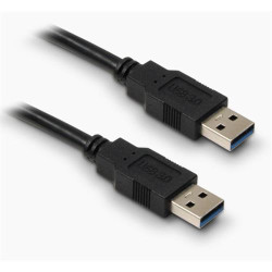 CABO USB 3.0 METRONIC 470225 ( Macho _ Macho - Preto - Cabo flexível USB 3.0 - Tipo A _ T... )