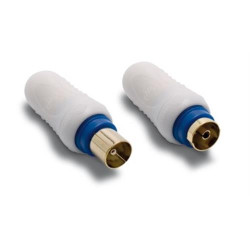 ADAPTADOR METRONIC 338105( 2 - Branco - Adaptador TV 9,52 mm - Macho _ Fêmea )