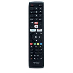 TELECOMANDO METRONIC COMPATIVEL COM HISENSE 495354 ( Preto - 50 teclas - Com botões dedicados para acesso rápido... )