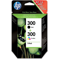 PACK 2 TINTEIROS HP Nº300 PRETO+ COR - CN637EE ( Conjunto combinado de tinteiros Preto_Tricolor HP 300, impri... ) PACK 2 TINTEIROS HP Nº300 PRETO+ COR - CN637EE ( Conjunto combinado de tinteiros Preto_Tricolor HP 300, impri... )