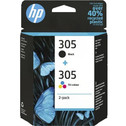 PACK HP 2 TINTEIROS 305 PRETO+ COR( Conjunto duplo de tinteiros HP originais 305 Preto _ Tricolor ) PACK HP 2 TINTEIROS 305 PRETO+ COR( Conjunto duplo de tinteiros HP originais 305 Preto _ Tricolor )