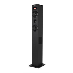 TORRE SOM NGS SKYCHARM 2.1 ( 80 W - Preto - Ecrã LED - Sintonizador FM - Bluetooth - USB... )