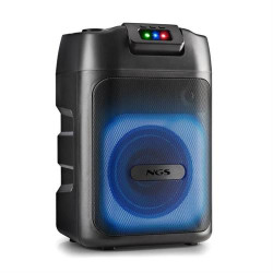 COLUNA BLUETOOTH NGS WILDCLUB( Bluetooth - USB - Entrada auxiliar - 2 entradas microfone - 80 W - Preto )