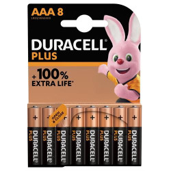 PILHA DURACELL -MLPLUSK8AAA( Plus - LR03 - Blister 8 )