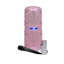 COLUNA INFINITON K50ROSA( 50 W - Entrada de microfone - Entrada auxiliar: 3,5 mm - USB - Bluetooth - Rosa )