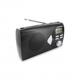 RÁDIO PORTÁTIL MOOOV 477205( Pilhas ou corrente - Preto - Display digital - Sintonizador digital AM _ FM - Alarme ) RÁDIO PORTÁTIL MOOOV 477205( Pilhas ou corrente - Preto - Display digital - Sintonizador digital AM _ FM - Alarme )