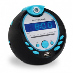 RÁDIO RELÓGIO MOOOV 477016( Pilhas ou corrente - MP3 - Preto ) RÁDIO RELÓGIO MOOOV 477016( Pilhas ou corrente - MP3 - Preto )