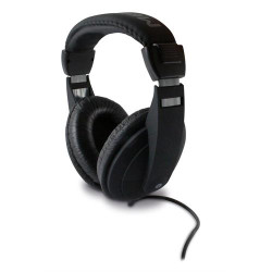 AUSCULTADORES COM FIO METRONIC 480143 ( Preto - Almofadas comodas - Comprimento do cabo: 6 metros -... )