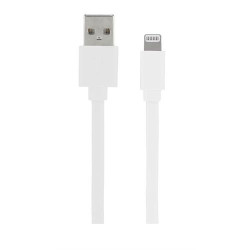 CABO LIGHTNING MOOOV 732045 ( USB-A Macho _ Lightning MFI Macho - Branco - Sendo plano e... )