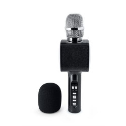 MICROFONE BIGBEN PARTYBTMIC2BK( 15 W - Bluetooth - USB - Microfone - SD - Preto ) MICROFONE BIGBEN PARTYBTMIC2BK( 15 W - Bluetooth - USB - Microfone - SD - Preto )
