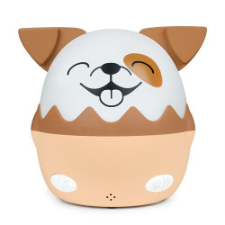 LUZ PRESENÇA BIGBEN NLPKIDSDOG ( Branco _ Castanho - Luz noturna - Projeção de 360º - 13 tem... ) LUZ PRESENÇA BIGBEN NLPKIDSDOG ( Branco _ Castanho - Luz noturna - Projeção de 360º - 13 tem... )