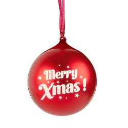COLUNA PORTATIL BIGBEN XMASBALLRED( 10 W - Bluetooth - USB-C - Vermelho )