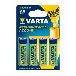 PILHA VARTA REC.AA(2.100MA)(4)-56616( Recarregável - Blister 4 - AA - 2100 mAh )