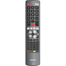 TELECOMANDO UNIVERSAL HAEGER UR006.002A ( Silver - Funciona imediatamente, sem necessitar de programa... )