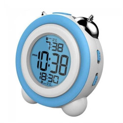 DESPERTADOR DIGITAL DAEWOO DCD220BL ( Pilhas - Azul - Ecrã retroiluminado - Alarme com som de ca... )