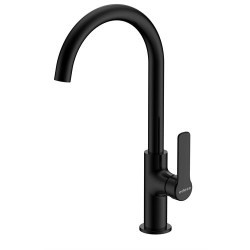TORNEIRA MISTURADORA EDESA NIAGARABK ( Preto - Cano alto, forma curva e giratório 360º - Areador a... ) TORNEIRA MISTURADORA EDESA NIAGARABK ( Preto - Cano alto, forma curva e giratório 360º - Areador a... )