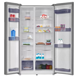FRIGORÍFICO AMERICANO INFINITON SBS-719BGA( Total No Frost - Vidro Preto - 570 Litros ) FRIGORÍFICO AMERICANO INFINITON SBS-719BGA( Total No Frost - Vidro Preto - 570 Litros )