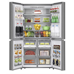 FRIGORÍFICO AMERICANO HISENSE RQ758N4SWSE( Total No Frost - Look Inox - 609 Litros )