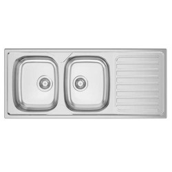 LAVA LOIÇA RODI OKIO 120 POLIDO ENCASTRE PLUS( 2 - 120 cm - 50 cm ) LAVA LOIÇA RODI OKIO 120 POLIDO ENCASTRE PLUS( 2 - 120 cm - 50 cm )