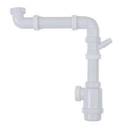 SIFÃO TEKA SALVA ESPAÇO 61001097( Branco - Conjunto sifão Salva Espaço 1C - Até 3 anos, de acordo com a Legislação em vigor )