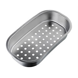 CESTO TEKA PARA LAVA LOIÇA 40199057 ( Inox - Cesto Stena - Medidas: 193 x 339 x 60 mm - Até 3 an... )