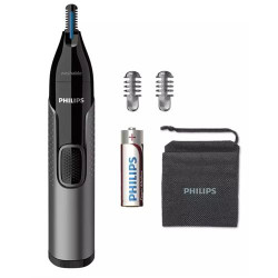 APARADOR DE NARIZ PHILIPS NT3650_16 ( Pilha - Cinzento - Apare pelos do nariz, orelhas e sobranc... ) APARADOR DE NARIZ PHILIPS NT3650_16 ( Pilha - Cinzento - Apare pelos do nariz, orelhas e sobranc... )