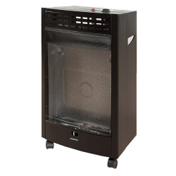 AQUECEDOR A GÁS INFINITON HBF-5205( 4200 W - Butano _ Propano - Preto )