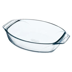 ASSADEIRA PYREX OVAL.35x24-411B000( 3 Litros - 34 x 24 cm - Vidro )