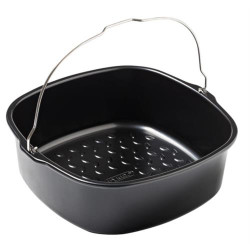 FORMA PYREX QUADRADA.METAL.22x21-AF22SR6( 1,9 Litros - 22 x 21 x 7,5 cm - Preto ) FORMA PYREX QUADRADA.METAL.22x21-AF22SR6( 1,9 Litros - 22 x 21 x 7,5 cm - Preto )