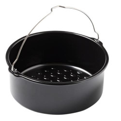 FORMA PYREX REDONDA.METAL.20x19 -AF20DR6( 1,6 Litros - 20 x 19 x 7,9 cm - Preto ) FORMA PYREX REDONDA.METAL.20x19 -AF20DR6( 1,6 Litros - 20 x 19 x 7,9 cm - Preto )