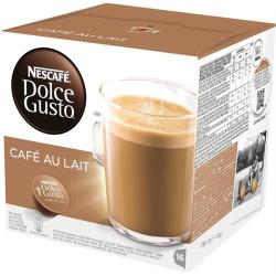 CÁPSULAS DE CAFÉ DOLCE GUSTO CAFÉ AU LAIT ( 48 Cápsulas - A riqueza e aroma do café, associado à delica... )