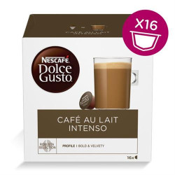 CÁPSULAS DE CAFÉ DOLCE GUSTO CAFE AU LAIT INTENSO ( 48 Cápsulas - Descubra o NESCAFÉ Dolce Gusto Café au Lait I... )