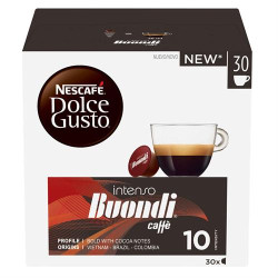 CÁPSULAS DE CAFÉ DOLCE GUSTO BUONDI INTENSO ( 90 - Um expresso ousado inspirado nos cafés portugueses - U... )