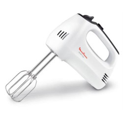 BATEDEIRA MOULINEX HM3101B1( 300 W - 5 + Turbo - Branco _ Preto )