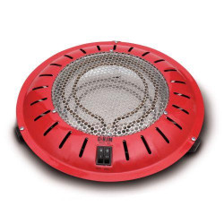 AQUECEDOR BRASEIRA HJM 100( 900 W - 3 T - Vermelho ) AQUECEDOR BRASEIRA HJM 100( 900 W - 3 T - Vermelho )