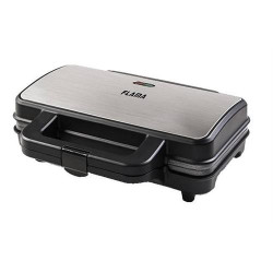 SANDUICHEIRA FLAMA 4970FL ( 900 W - Silver _ Preto - Placas grill com revestimento anti... ) SANDUICHEIRA FLAMA 4970FL ( 900 W - Silver _ Preto - Placas grill com revestimento anti... )