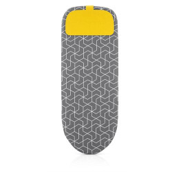 TÁBUA DE ENGOMAR FLAMA 583FL ( Cinza _ Amarelo - Superfície de engomar: 81 x 30,5 cm - Sup... ) TÁBUA DE ENGOMAR FLAMA 583FL ( Cinza _ Amarelo - Superfície de engomar: 81 x 30,5 cm - Sup... )