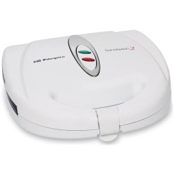 SANDUICHEIRA ORBEGOZO SW5000 ( 800 W - Branco - Para 2 sanduiches - Não corta a sanduiche ... )