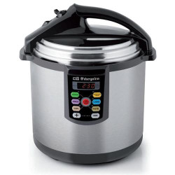 PANELA ELECTRICA ORBEGOZO HPE8075 ( 8 Litros - Aço inoxidável - 1400 W - Tela de LCD - Menus pr... )