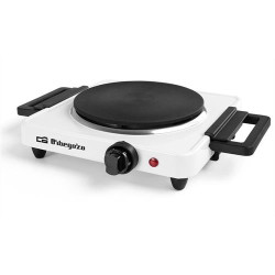 PLACA ELÉTRICA PORTÁTIL ORBEGOZO PE2715 ( 1500 W - Branco - 1 Z - Termostato regulável - Indicador lu... )