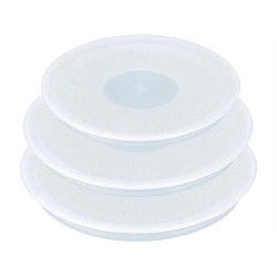 SET 3 TAMPAS TEFAL L9849002( 16 _ 18 _ 20 cm - Transparente - Tampas herméticas ) SET 3 TAMPAS TEFAL L9849002( 16 _ 18 _ 20 cm - Transparente - Tampas herméticas )
