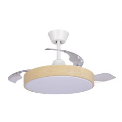 VENTOINHA HAEGER BRIGHT WOOD( 66 W - 106,5 cm - 6 )