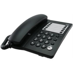 TELEFONE FIXO HAEGER HG1020 OFFICE ( Antracite - 10 memórias directas - Tecla R - Tecla remarcaç... )