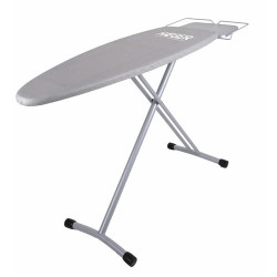 TÁBUA DE ENGOMAR HAEGER HOMESTRONGPRO ( Cinza - Plataforma com estrutura em rede metálica: 124 x 40... )