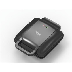 MÁQUINA WAFFLES HAEGER MASTER WAFFLE ( 1400 W - Preto _ Silver - Pega ergonómica de superfície fri... )