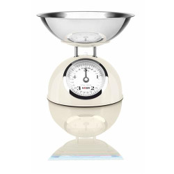 BALANÇA DE COZINHA HAEGER PASTEL CREAM( 5 Kg - 20 gr - Mecânica )