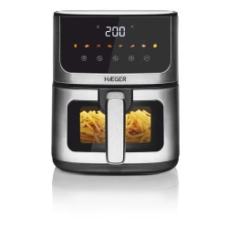 FRITADEIRA SEM ÓLEO HAEGER MAGICWINDOW( 1400 W - 4,7 Litros - Cinza )