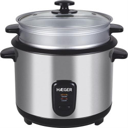 ARROZEIRA HAEGER RICE&STEAM( 700 W - 1,8 L - Inox )