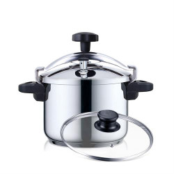 PANELA DE PRESSÃO HAEGER PC6SS.019A( 6 Litros - 22 cm - Inox )